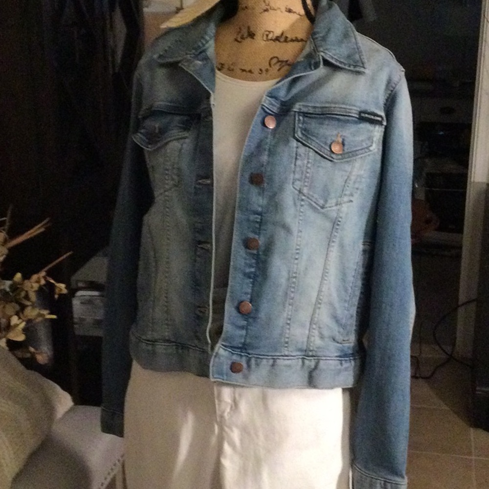 Calvin Klein denim jacket.size 10
